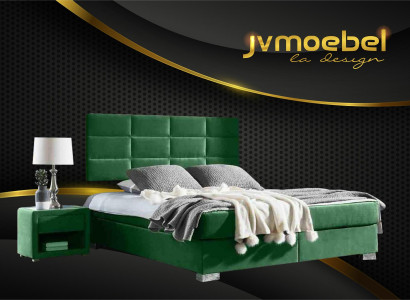 Boxspring Bedroom Luxury Bed Beds Double Furniture Fabric 140 160 180 x 200cm